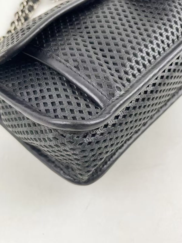 CHANEL Up In The Air Flap Bag Perforated Leather Medium
