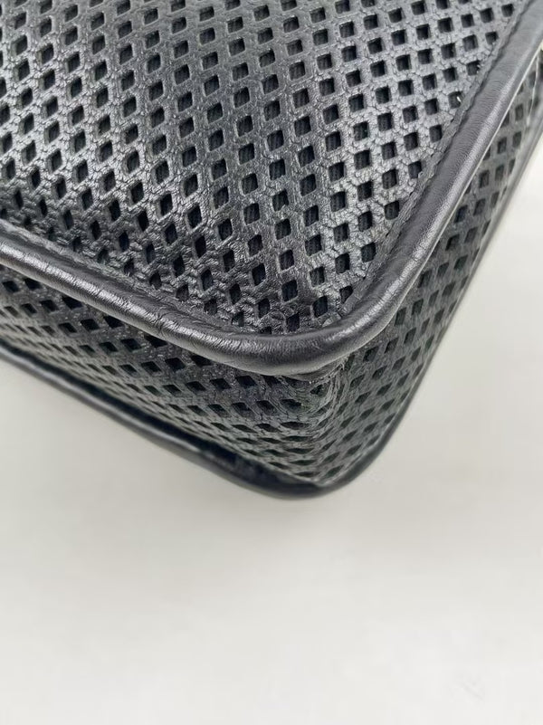 CHANEL Up In The Air Flap Bag Perforated Leather Medium