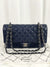 Classic Double Flap Bag Quilted Caviar Medium