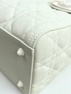 Lady Dior Bag Crystal Embellished Cannage Quilt Satin Mini