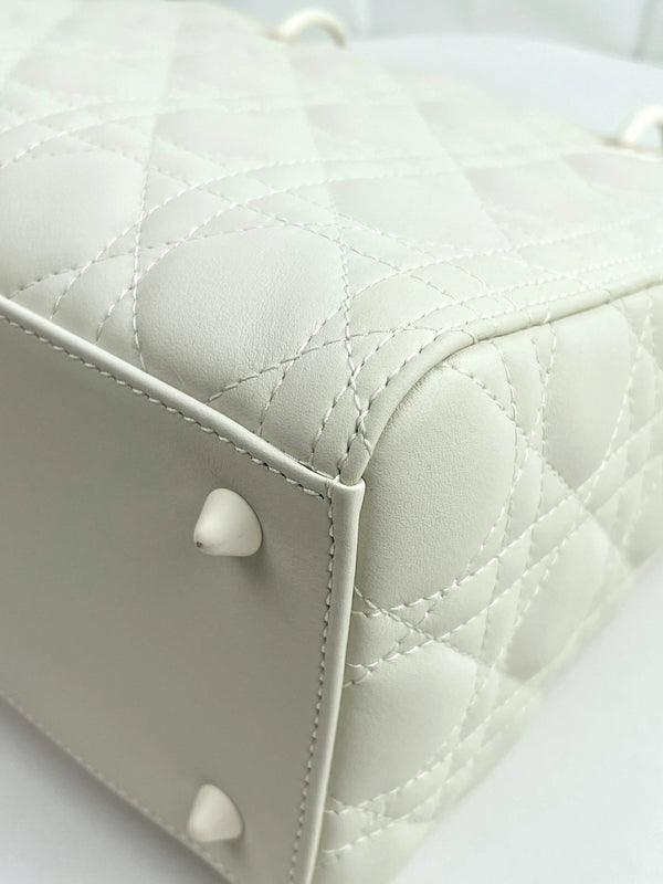 Ultra Matte Lady Dior Bag Cannage Quilt Calfskin Medium