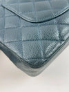 Chanel Classic Double Flap Bag Quilted Iridescent Caviar
