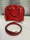 LOUIS VUITTON VEMIS ALMA BB RED handbag
