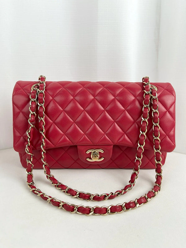 Classic Double Flap Bag Quilted Lambskin Medium