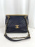 CHANEL Classic Flap Reversible Black Grained Lambskin Leather Medium