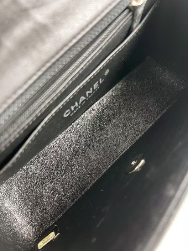 CHANEL Classic Single Flap Bag Quilted Lambskin Mini