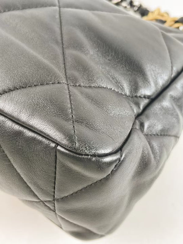 CHANEL 19 Flap Bag Quilted Goatskin Medium