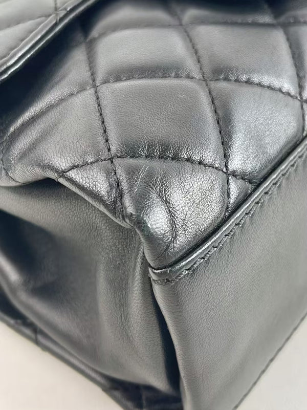 CHANEL Classic Double Flap Bag Quilted Lambskin Leather Medium