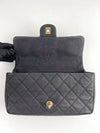 CHANEL Classic Single Flap Quilted Caviar Medium