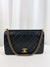 Gold Bar Full Flap Bag Quilted Aged Calfskin Medium