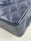 Classic Double Flap Bag Quilted Caviar Medium