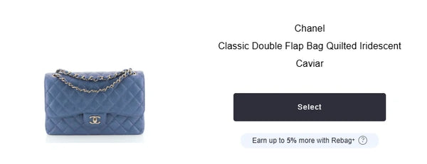 Chanel Classic Double Flap Bag Quilted Iridescent Caviar