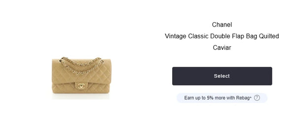 Vintage Classic Double Flap Bag Quilted Caviar Medium