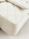 Classic Double Flap Bag Quilted Caviar Small