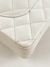 Classic Double Flap Bag Quilted Caviar Small