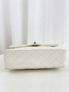Classic Double Flap Bag Quilted Caviar Small