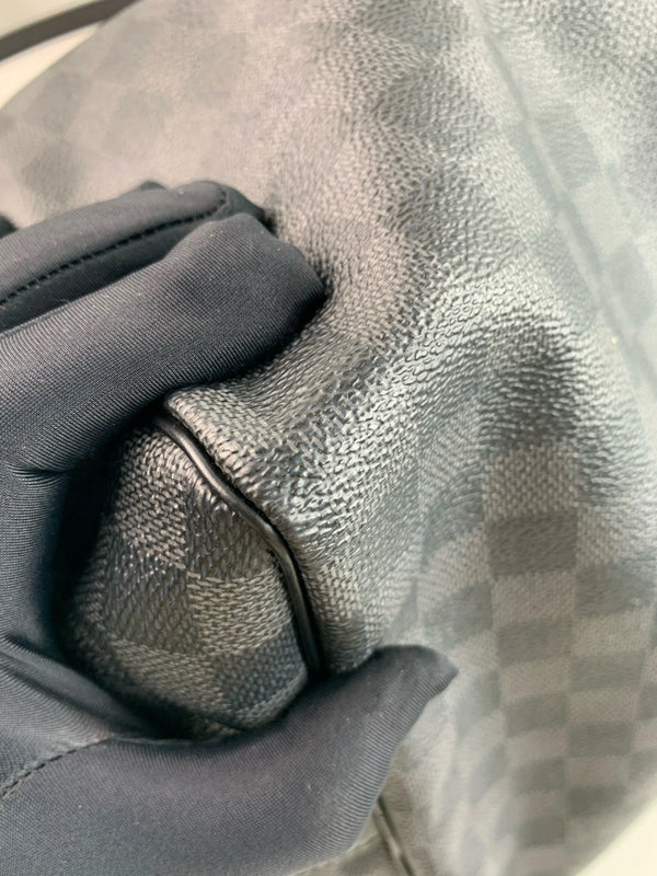Keepall Bandouliere Bag Damier Graphite 55