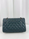 Chanel Classic Double Flap Bag Quilted Iridescent Caviar