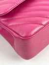 Classic Double Flap Bag Chevron Lambskin Medium