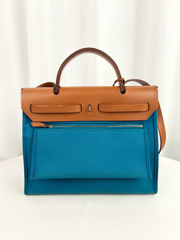 Herbag Zip Leather and Toile 31