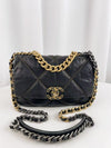 CHANEL 19 Flap Bag Quilted Leather Small