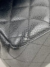 CHANEL Classic Double Flap Bag Quilted Caviar Medium