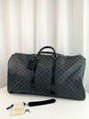 Keepall Bandouliere Bag Damier Graphite 55
