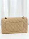 Vintage Classic Double Flap Bag Quilted Caviar Medium