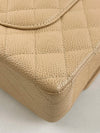 Vintage Classic Double Flap Bag Quilted Caviar Medium