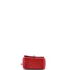 Square Classic Single Flap Bag Quilted Caviar Mini