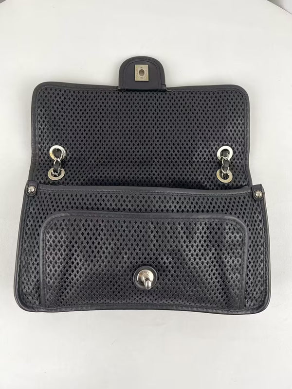 CHANEL Up In The Air Flap Bag Perforated Leather Medium