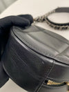 CHANEL 19 Round Clutch with Chain Quilted Leather