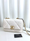 CHANEL 19 Flap Bag Quilted Leather Medium