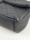 CHANEL Classic Single Flap Quilted Caviar Medium