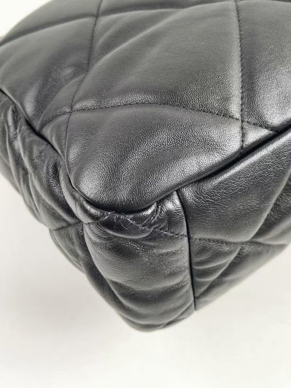 CHANEL 19 Flap Bag Quilted Goatskin Medium