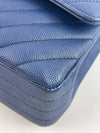 CHANEL Classic Double Flap Bag Quilted Caviar Medium