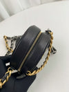 CHANEL 19 Round Clutch with Chain Quilted Leather