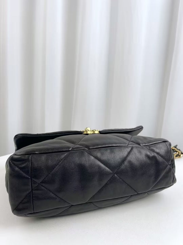 CHANEL 19 Flap Bag Quilted Leather Medium
