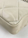 CHANEL Classic Single Flap Bag Quilted Caviar Medium