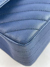 CHANEL Classic Double Flap Bag Quilted Caviar Medium
