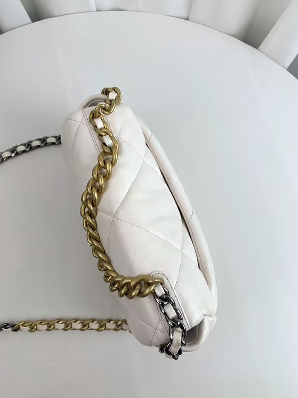 CHANEL 19 Flap Bag Quilted Leather Medium