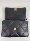 CHANEL 19 Flap Bag Quilted Leather Medium