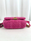 CHANEL 19 Flap Bag Quilted Tweed Small