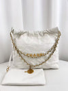 CHANEL 22 Chain Hobo Quilted Calfskin Medium