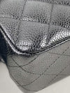 CHANEL Classic Double Flap Bag Quilted Caviar Medium