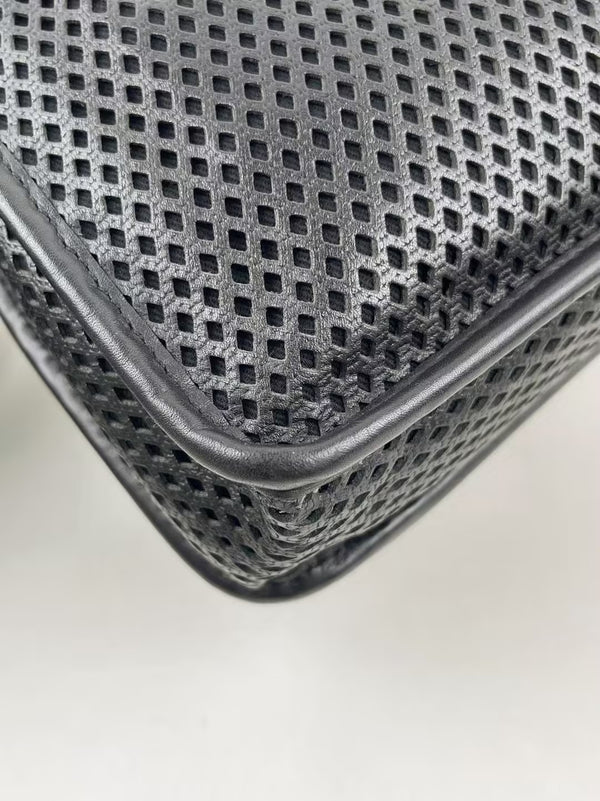 CHANEL Up In The Air Flap Bag Perforated Leather Medium
