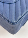 CHANEL Classic Double Flap Bag Quilted Caviar Medium