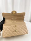 Vintage Classic Double Flap Bag Quilted Caviar Medium