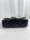 Coco Shine Flap Bag Quilted Patent Medium