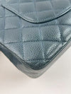 CHANEL Classic Double Flap Bag Quilted Caviar Medium